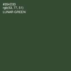 #354D33 - Lunar Green Color Image